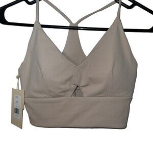 ENAVANT HARPER RACERBACK SEAMLESS BRA ACTIVEWEAR TOP BEIGE WOMEN SIZE SMALL‎ NEW